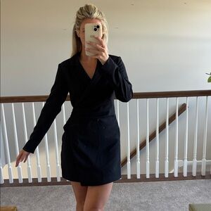 ABERCROMBIE tailored Black Blazer Dress
